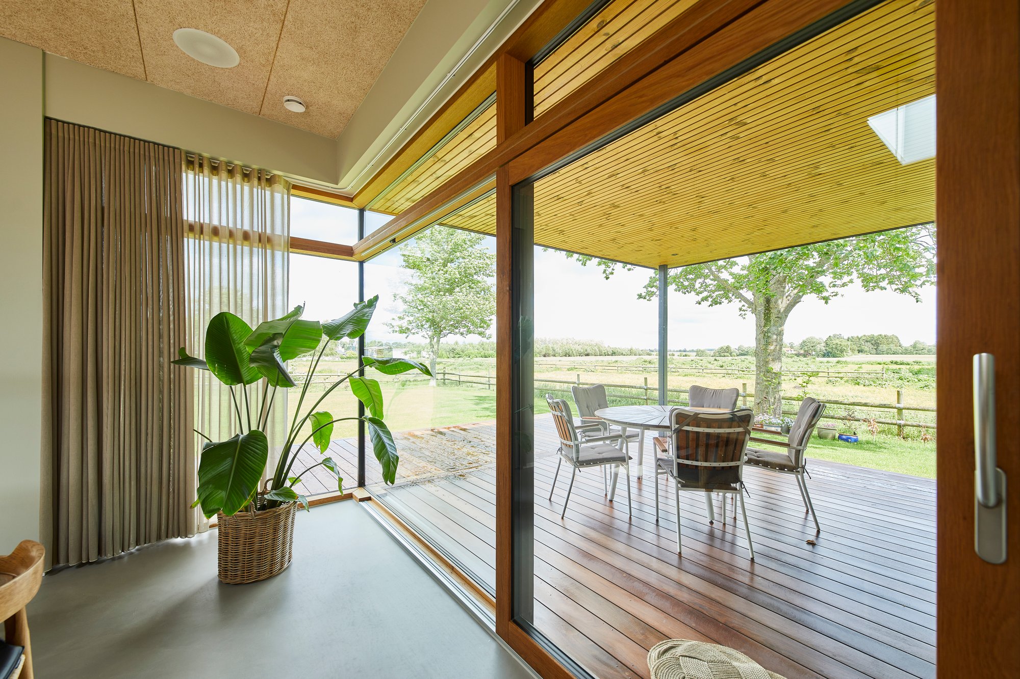 house with panoramic windows